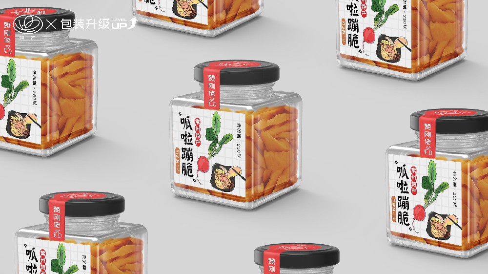 玉蝶萝卜干包装升级